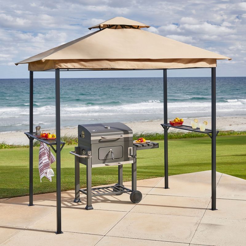 Grillzebo Replacement Vented Canopy Tent -8'W x 5'D, 1 of 2