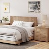 Boersma Queen Size Fluted Headboard Wall Mount Wood Headboard, Rustic & Modern Farmhouse,Boho,Fluted Panel,Wingback Design - 2 of 4