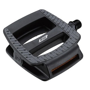 EVO Comfort Cruiser Pedals Body: Nylon, Spindle: Steel, 9/16'', Black - 1 of 1
