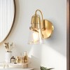 Parrot Uncle Gold Modern 1-Light Wall Sconce Ceiling Light - 2 of 4