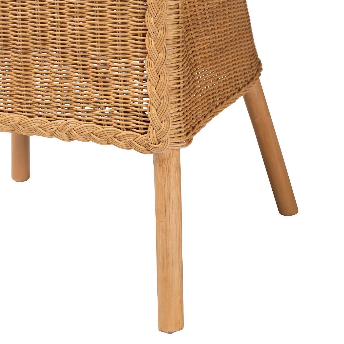 bali & pari Camelia Rattan Dining Chair Light Honey - thumbnail 7
