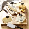 The Lakeside Collection Oval Wooden Cheese Markers - Chalkboard Snack Labelers - Includes Chalk 5 Pieces - 2 of 2