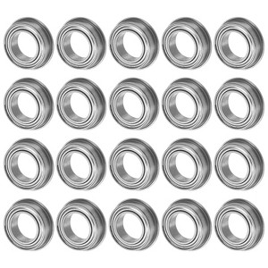 Unique Bargains Durable Chrome Steel Multipurpose Use Flanged Ball Bearing 20 6mm x 10mm x 3mm - 1 of 4