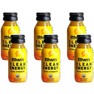 Ethan's Orange Mango Organic Energy Shot  - Case of 6/2 fz - 1 of 3