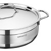 Korkmaz Alfa 2 Piece 4.2 Liter Stainless Steel Low Casserole Dish with Lid - 2 of 4