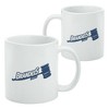 Brandeis University Secondary Logo Ceramic Coffee Mug Novelty Gift Mugs for Coffee Tea and Hot Drinks 11oz White - 2 of 4