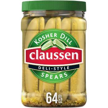Claussen Kosher Dill Pickle Spears - 64 fl oz