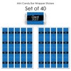 Big Dot of Happiness 2025 Blue Graduation Party - Mini Candy Bar Wrapper Stickers - Small Favors - 40 Count - 3 of 4