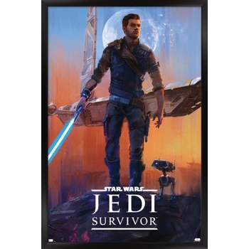 Trends International Star Wars: Jedi: Survivor - Deluxe Key Art Framed Wall Poster Prints