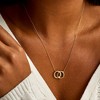 Pure Collection by Ross-Simons 0.25 ct. t.w. Pave Diamond Interlocking Circle Necklace in 14kt Yellow Gold - 4 of 4