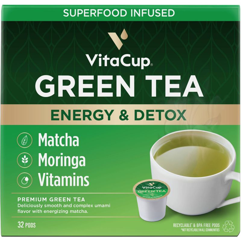 VitaCup Green Tea Pods - 32ct, 1 of 4