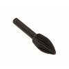 Forney 1/4 in. D X 1 in. L Rotary File Football Shaped 1 pc - 3 of 4