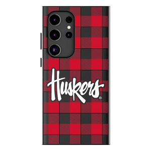 Keyscaper NCAA Big Ten Universities Plaid MagSafe Compatible Cell Phone Case for Samsung Galaxy - 1 of 4