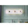 Sunset Lighting 3-Light Bath Vanity, Polished Chrome Finish Beveled Glass - 2 of 3
