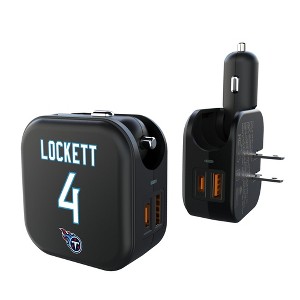 NFL Tennessee Titans Players Game Tactic 18-Watt 2 in 1 USB A/C Charger - 1 of 3