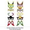 Big Dot of Happiness Let's Fiesta Glasses & Masks - Paper Card Stock Fiesta Photo Booth Props Kit - 10 Count - 3 of 4