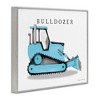 Stupell Industries Blue Bulldozer Construction Machine Framed Giclee Art - 2 of 4