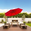 GRANDPATIO 11 Ft Cantilever Offset Aluminum Rotatable Umbrella with Cross Base - 2 of 4