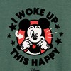 Women's - Disney - Mickey & Friends Lightweight French Terry Wide Neck Long Sleeve Shirt - 2 of 4