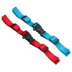 Unique Bargains Adjustable Quick-Release Buckle Backpack Waist Straps 2 Pcs - 1 of 4