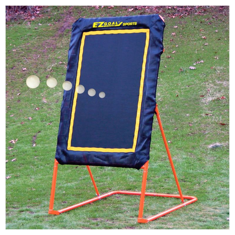 EZ Goal Profession Folding Lacrosse Throwback with 6' x 4' Mat Area - 8', 4 of 9