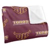 California State University, Dominguez Hills Logo Pattern Silky Touch Blanket White 50x60 - 3 of 4