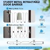 Attop Stainless Steel Modern Foldable Solid Pet Dog Gates for Cats & Small Animals with Simple Installation Staircase Safety Enclosure - 4 of 4