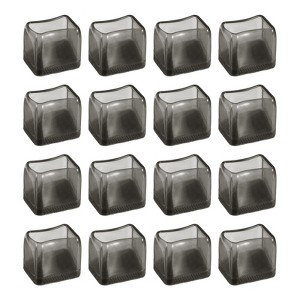 Unique Bargains Non-Slip Noise Reduction Chair Leg Protect Square Floor Pads 16 Pcs - 1 of 3