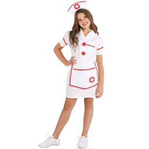 HalloweenCostumes.com Head Nurse Girl's Costume - 1 of 4