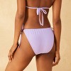 Women's Low-Rise High Leg Cheeky Side-Tie Bikini Bottom - Wild Fable™ - 2 of 4