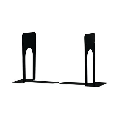 Economy Bookends Universal Black Heavy for Office,8.25 Inch 4pcs by Sun Cling,Black 2 Pairs 