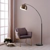 Teamson Home Arquer 66.93" Arc Floor Lamp with Faux Marble Base - 2 of 4