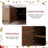 Modern TV Stand With 4 Storage Cabinets - 4 of 4