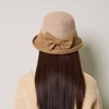 Anna-Kaci Women's Bow-Accented Cloche Hat - 3 of 4