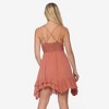 Anna-Kaci Women's Lace Trim Spaghetti Strap Dress with Ruffled Hem - 2 of 4