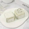 Unique Bargains Velvet Octagon Wedding Proposal Engagement 2 Slot Jewelry Storage Ring Box - 4 of 4
