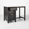 48" Reeded Glass & Wood Kitchen Island with Seating Nook - Hearth & Hand™ with Magnolia - 4 of 4