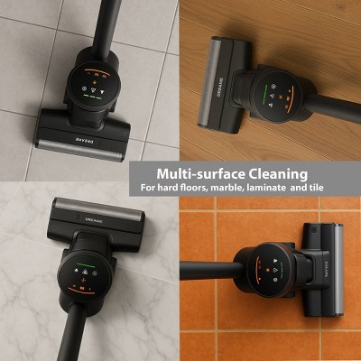 Dreame K20 Pro Wet and Dry Vacuum Black: Bagless, Rechargeable, HEPA Filter, Self-Cleaning, Hardwood & Hard Floor Use - Thumbnail 4