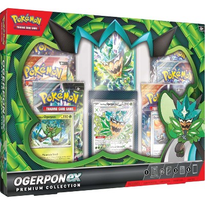 Pokemon TCG: Ogerpon ex Premium Collection (3 Foil Cards & 6 Boosters)