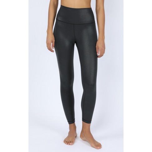 Yogalicious - Women's Carbon Lux High Waist Elastic Free Side