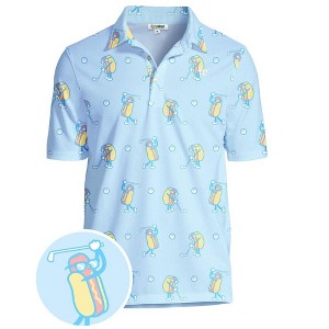 Tipsy Elves Golf Shirts for Men - Performance Athletic Fit Men's Golf Polo Shirts w/ Moisture Wicking Stretch Fabric - 1 of 4