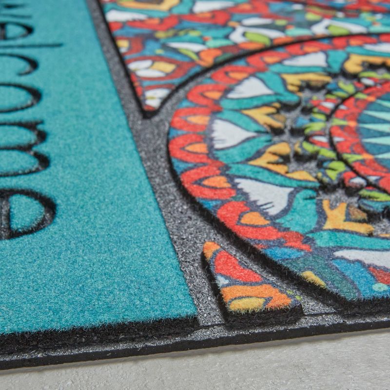 1&#39;6&#34;x2&#39;6&#34; &#39;Welcome&#39; Bohemian Kingdom Doorscapes Mat - Mohawk, 4 of 5