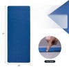 VisioGear Yoga Mat, Exercise Yoga Mat with Non-Slip Design, Multi-Purpose Workout Mat for Women, Deep Blue & Blue, 72"*24"*0.2" - 3 of 4