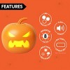 Joyfy 7'' Halloween Pumpkin Projector Light, PVC Pumpkins Halloween Decorations with 8 Projector Face Expression for Halloween Party Supplies - 3 of 4