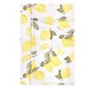 Hudson Baby Boys and Girls Cotton Poly Flannel Burp Cloths 8-Pack, Lemons, One Size - 2 of 2
