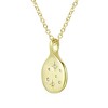 Eelgant 14k gold plated necklace with dazzling cubic zirconia pendant for a touch of sophisticated sparkle - 3 of 3