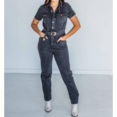 Women's Make An Offer Jumpsuit - Cloud Ten
