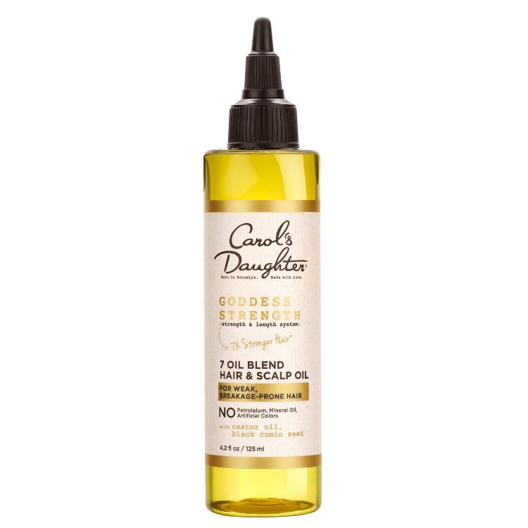 Carol's Daughter Goddess Strength Scalp Oil and Hair Oil Deep Treatment with Castor Oil for Breakage Prone Hair - 4.2 fl oz, 1 of 7
