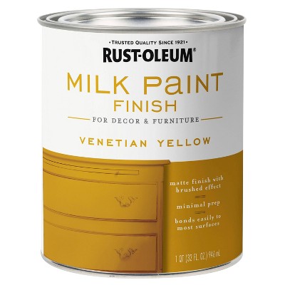 Rust-Oleum 2pk Milk Paint Venetian Yellow