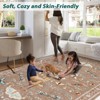 Farmhouse Hallway Rugs 2x6 Non-Slip Runner Rugs, Non-Shedding Natural Indoor Carpet, Stain-Resistant Ultra-Thin Floor Carpet Mats for Bedroom - 4 of 4